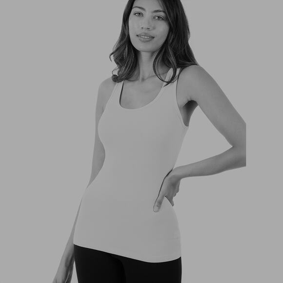 1X Deep Camel Ribbed Seamless Racerback Tank Top Zenana oversized comfort plus - Picture 3 of 6